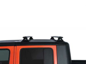 Jeep Gladiator Roof Rack - Rhino-Rack - Heavy Duty 2 Bar w/RCL Legs - Black - `20-`25 Jeep Gladiator Roof Rack - Rhino-Rack - Heavy Duty 2 Bar w/RCL Legs - Black - `20-`25